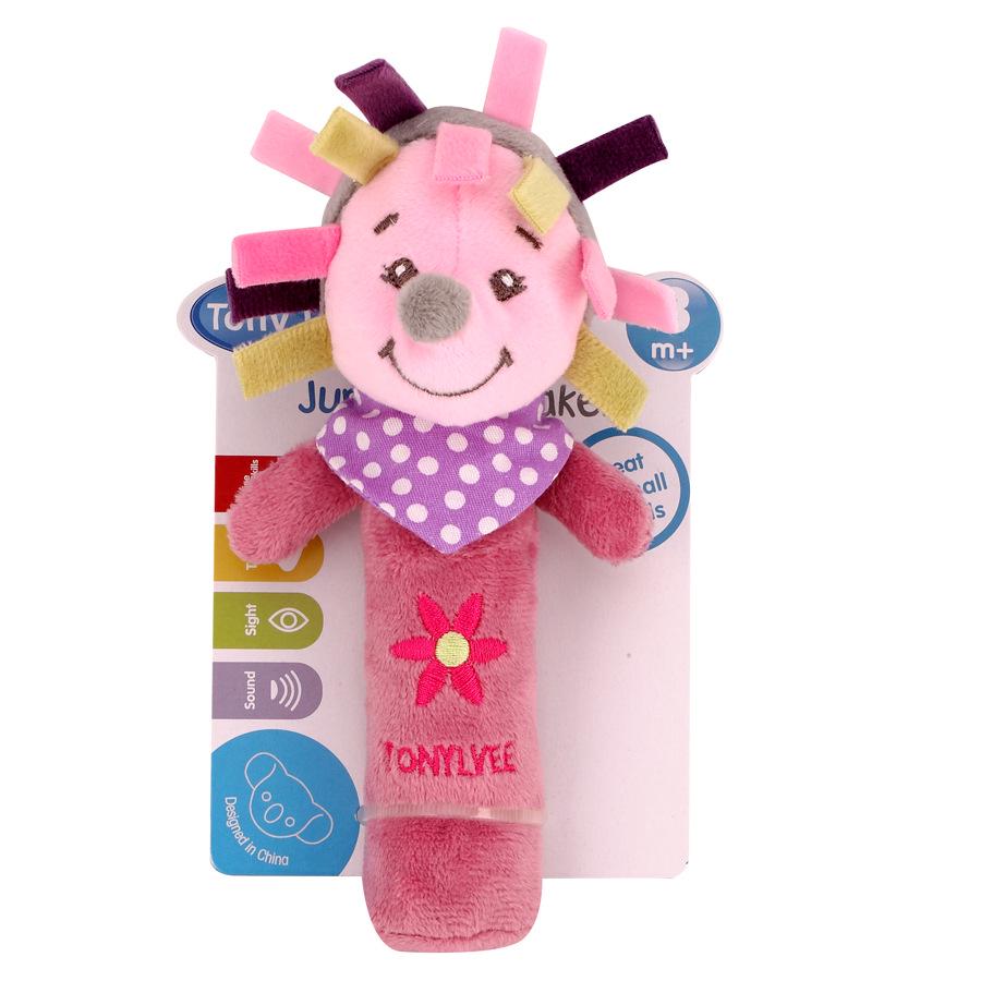 

TonyLvee Infant Hand Shaker Plush Animal Toy – Baby Bell and Crib Mobile for Parent-Child Interaction
