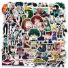 1050 100Pcs My Hero Academia Stickers Deku Japanese Anime Boku No Hero Academia Sticker Bakugou Katsuki All Might Decal Toy