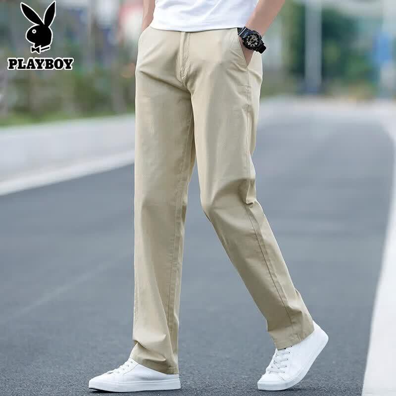 Playboy Men s Loose Straight Casual Trousers 32