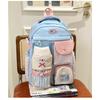 New College Style Cute Niche Design Schoolbag Japanese Contrasting Color Dopamine Backpack Small Fresh Backpack
