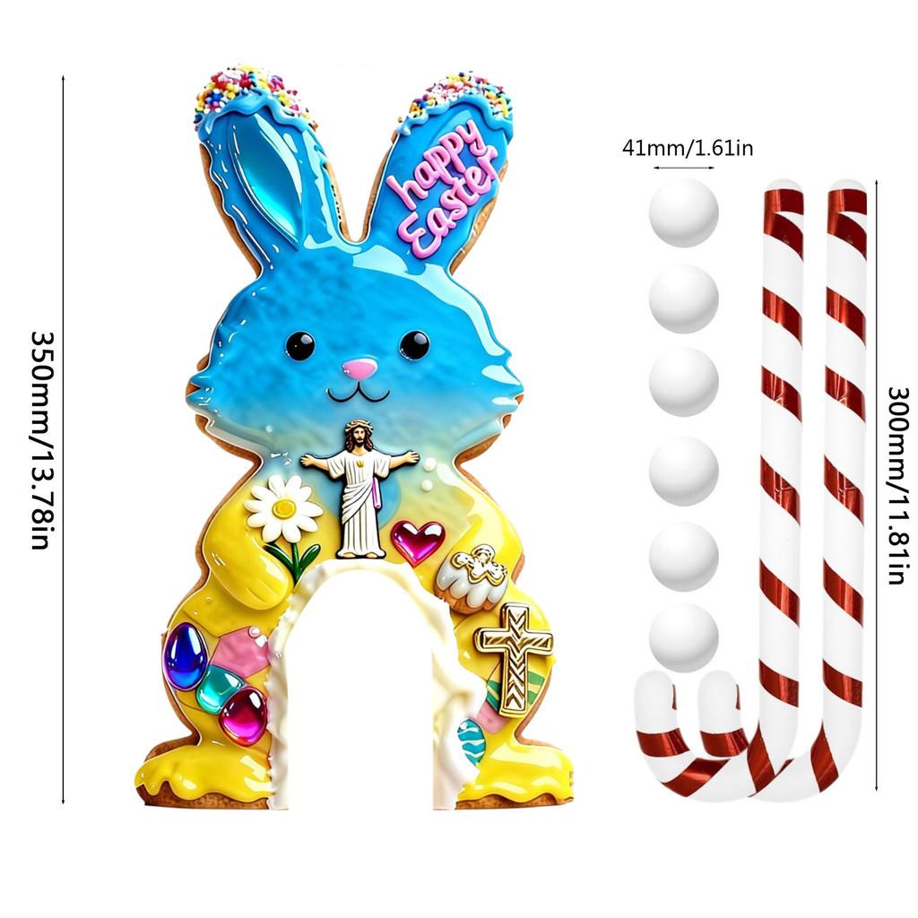 

Easterthemed Gingerbread Golf Game Kit With Wooden And Plastic Components For Celebrations синий