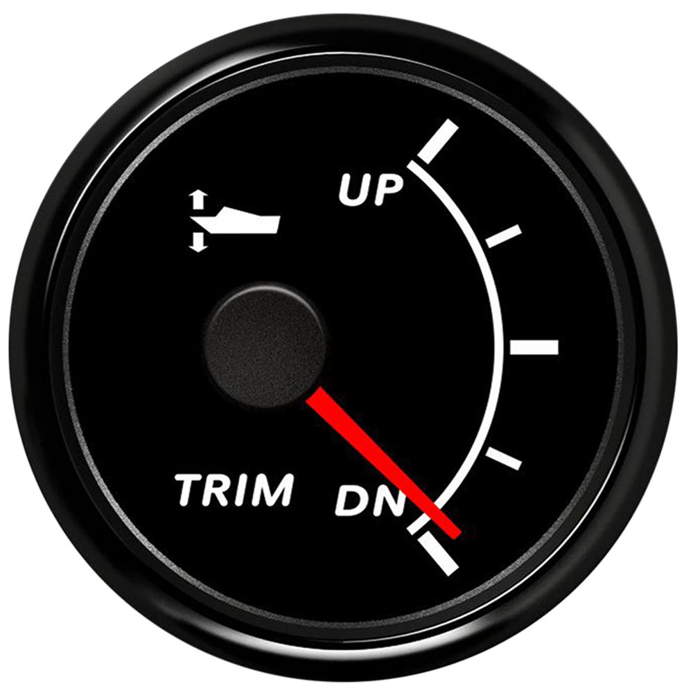 52mm Marine Trim Gauge Waterproof Trim Gauge UP-DN  with Red Backlight for Auto Motor Parts Yacht 9-32V Car Accessories