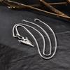 Spear Point Arrowhead Necklaces for Men, Cool Punk Stainless Steel Arrow Pendant Collar with Box Chain Gift Jewelry