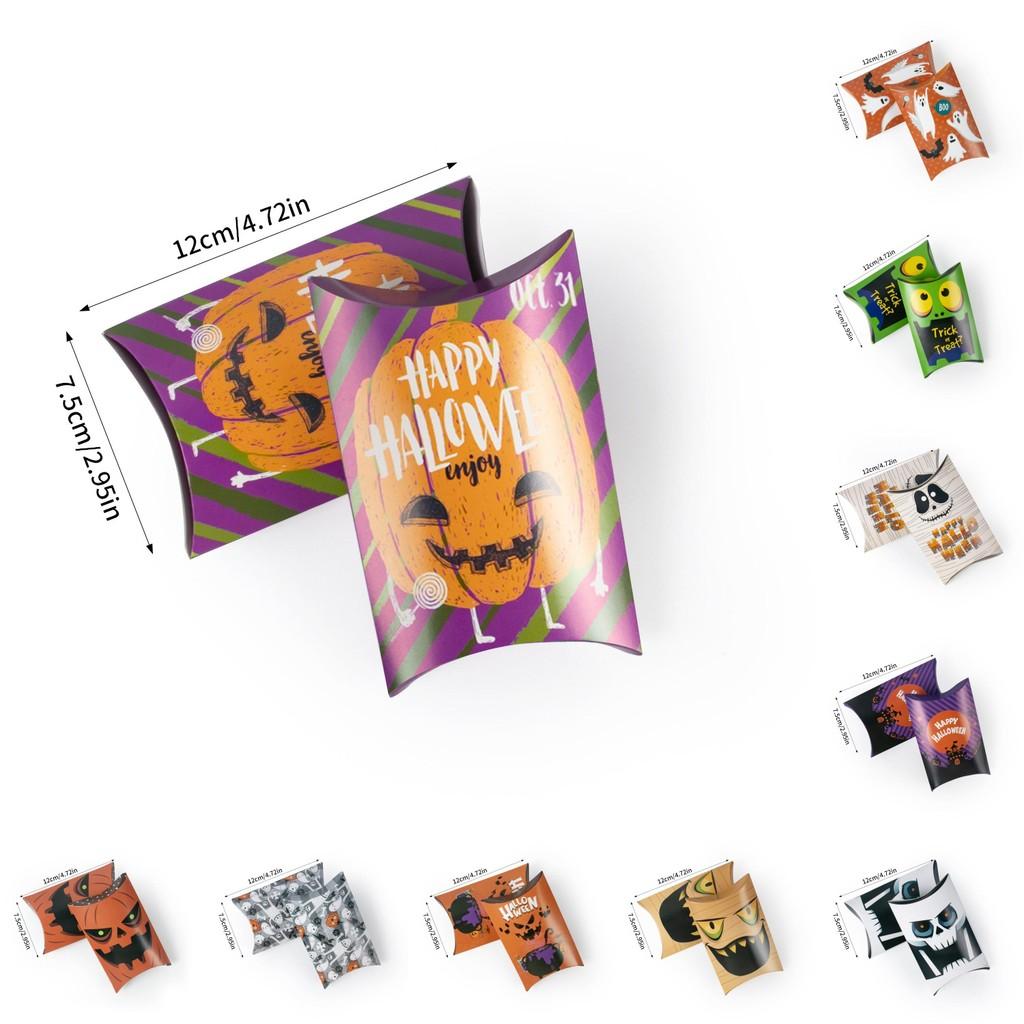 Halloween Cartoon Candy Pillow Box With Creative Packaging For Party Decor