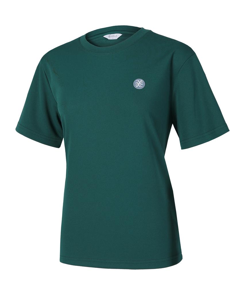 2ELA Women'S Petit Shine Aerocool Pk Round Short Sleeve T-Shirt 4 Colors