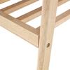 A large coffee table with a 100 cm long solid wood base, offering plenty of storage space and ideal for the living room, apartment and office