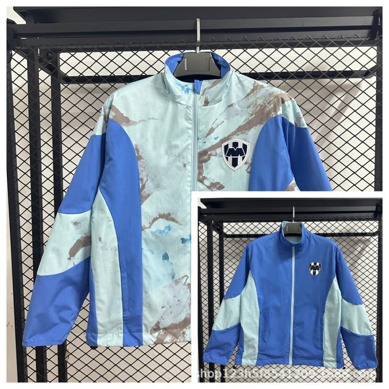 2526 Man City Argentina Germany Italy Miami '' Dortmund Embroidered Reversible Windbreaker