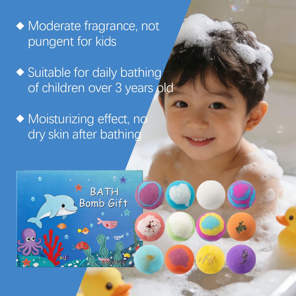 Doll Bath Bomb Gift Set Gentle Cleansing Nourishing Moisturizing Full Body Skin Care Bath Tub Treats