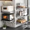 Danle Wall-Mounted Microwave Oven Storage Shelf