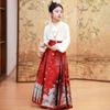 2026 Modern Ma Mian Qun Children's Chinese Hanfu Tang Suit Skirt for Girls - Ancient Style, Spring/Autumn Collection