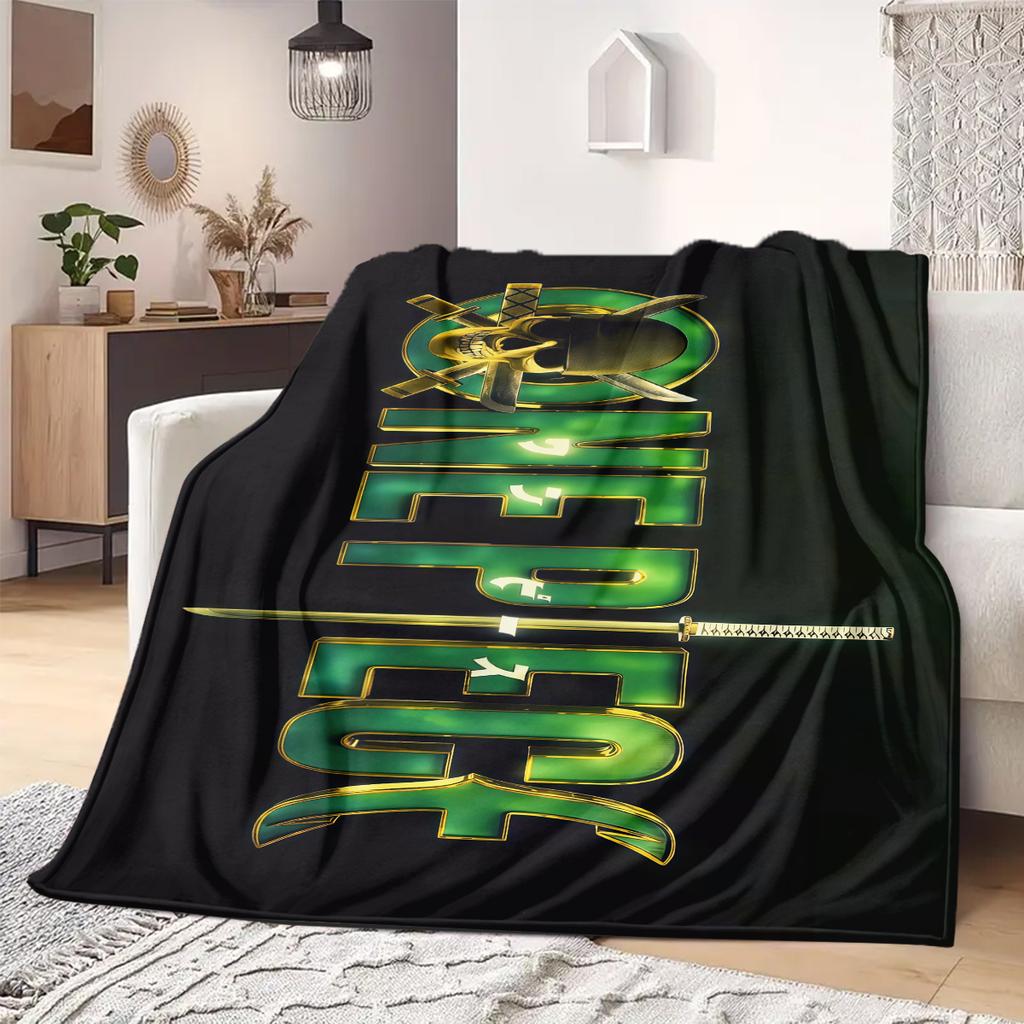 Roronoa Zoro Print Blanket Warm Comfortable Flannel Blanket Suitable for Bedrooms,Sofas, Beds,Chairs,Travel 127