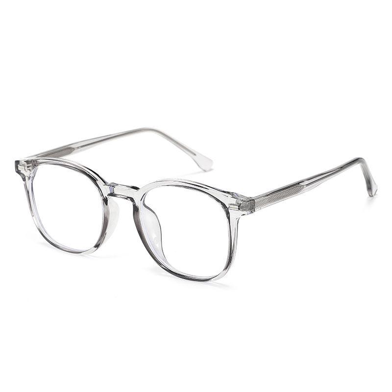 Tr90 Anti-Blue Glasses Frame, Flat Glasses Computer Glasses, Fashionable Decorative Retro Myopia Glasses Frame For Women