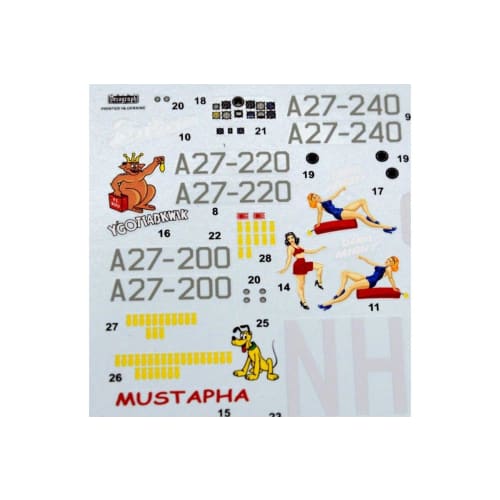 Drawnings 1/48 Scale Royal Australian Air Force Vultee Vengeance MK.2 Plastic Model Kit DWS48044