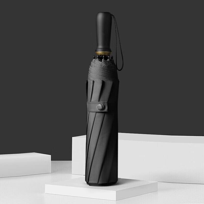 Mido 10-Rib Automatic Double Folding Umbrella