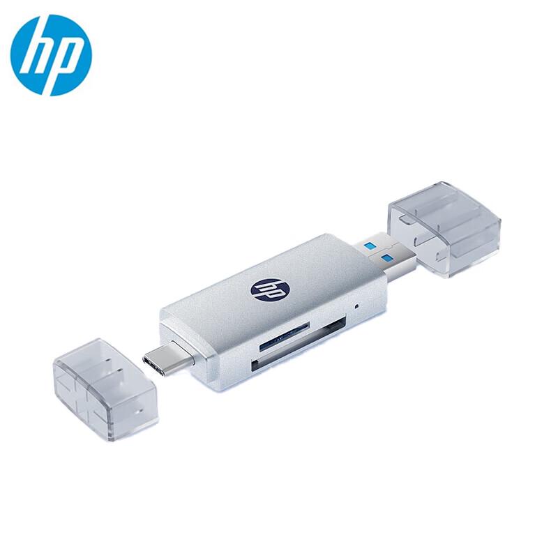 HP Type-C SD/TF Memory Card Reader Silver