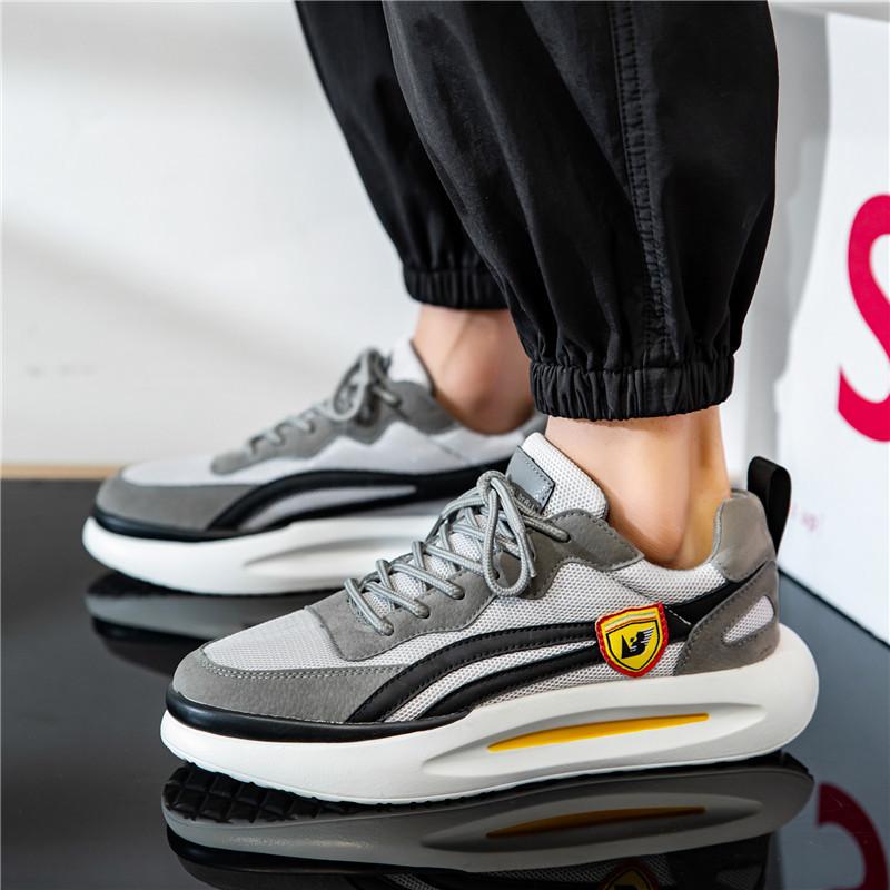 One Piece Dropshipping Men's Shoes Spring New Breathable Mesh Dad Shoes Trendy Men Running Casual Sports Shoes Men