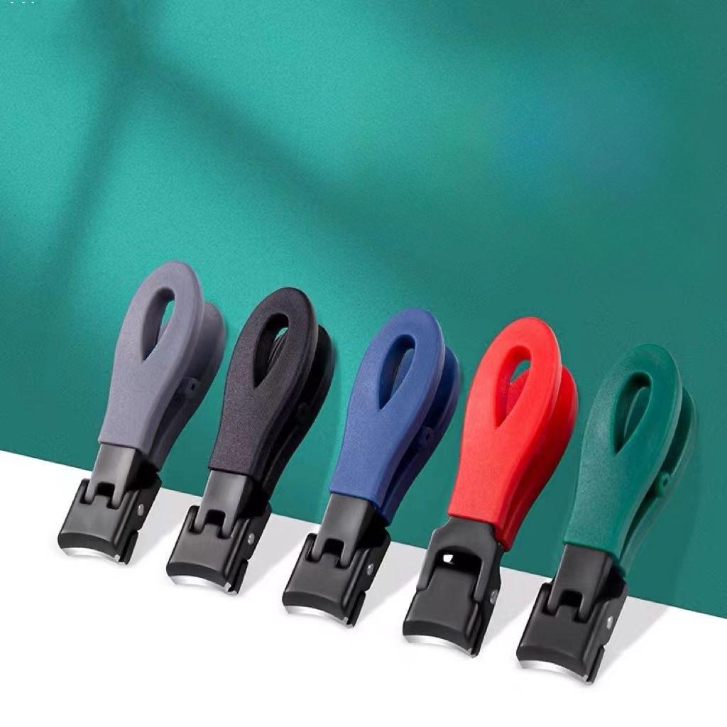 Nagelknipser für dicke und harte Nägel, Nagelknipser mit großer Öffnung, Nagelknipser mit Spritzschutz, Scharfer Nagelknipser