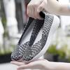Mocassini Estivi Rosa Scarpe da Passeggio sulla Spiaggia Donna Multicolore Intreccio Casual Morbidi Slip-on Mocassini Piatti Intrecciati Scarpe da Ginnastica Taglie Forti