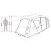 3 Person Instant Tent with Rainfly Green 185T Polyester with PU Coating