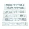 For Audi Chrome Black 3D Letters 30TFSI 35TFSI 40TFSI 45TFSI 50TFSI 55TFSI Rear Trunk Emblem Badge Sticker Car Acessories