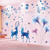DIY Living Room Wall Stickers Decor Self-adhesive Flowers Butterfly Wall Decals Mural Bedroom Home Decorations 2026 Christmas