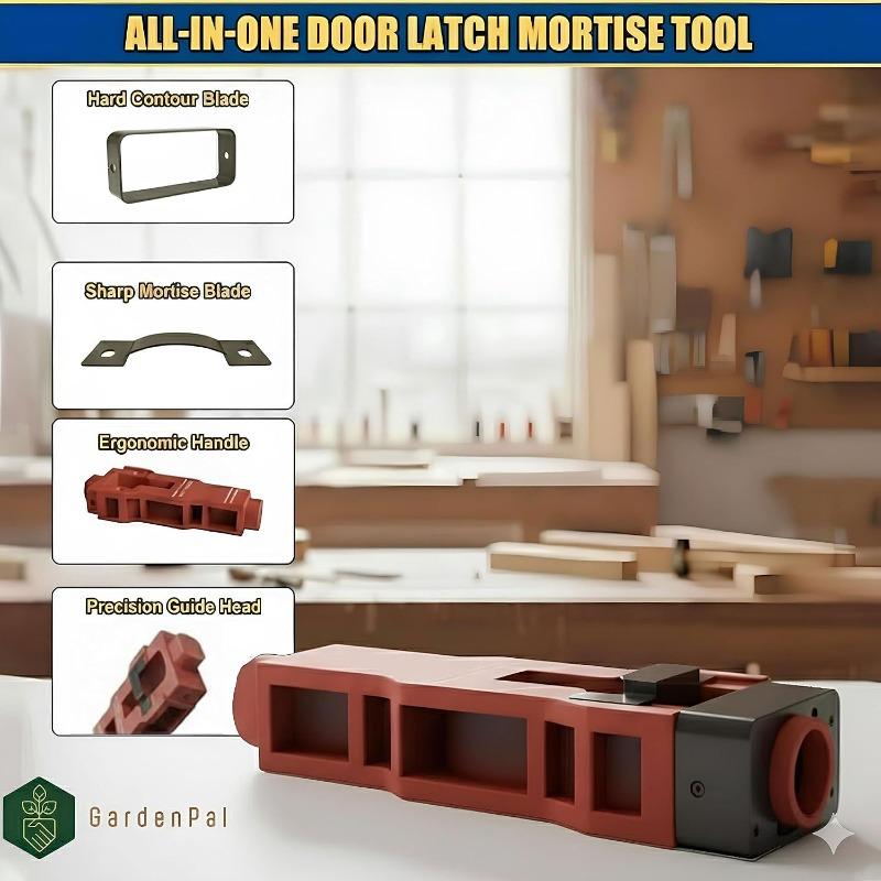 Utensile per scanalatura di chiusura porta per rimuovere materiale Rapido da installare o sostituire Serrature per porte di spessore 1-3/4" o 1-3/8"