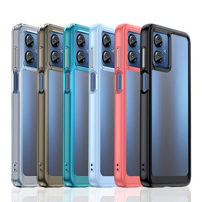 For Motorola Moto G14 Case For Moto G14 Cover 6.5 Inch Colorful Soft Edge Silicone Transparent Bumper For Motorola Moto G14 4G