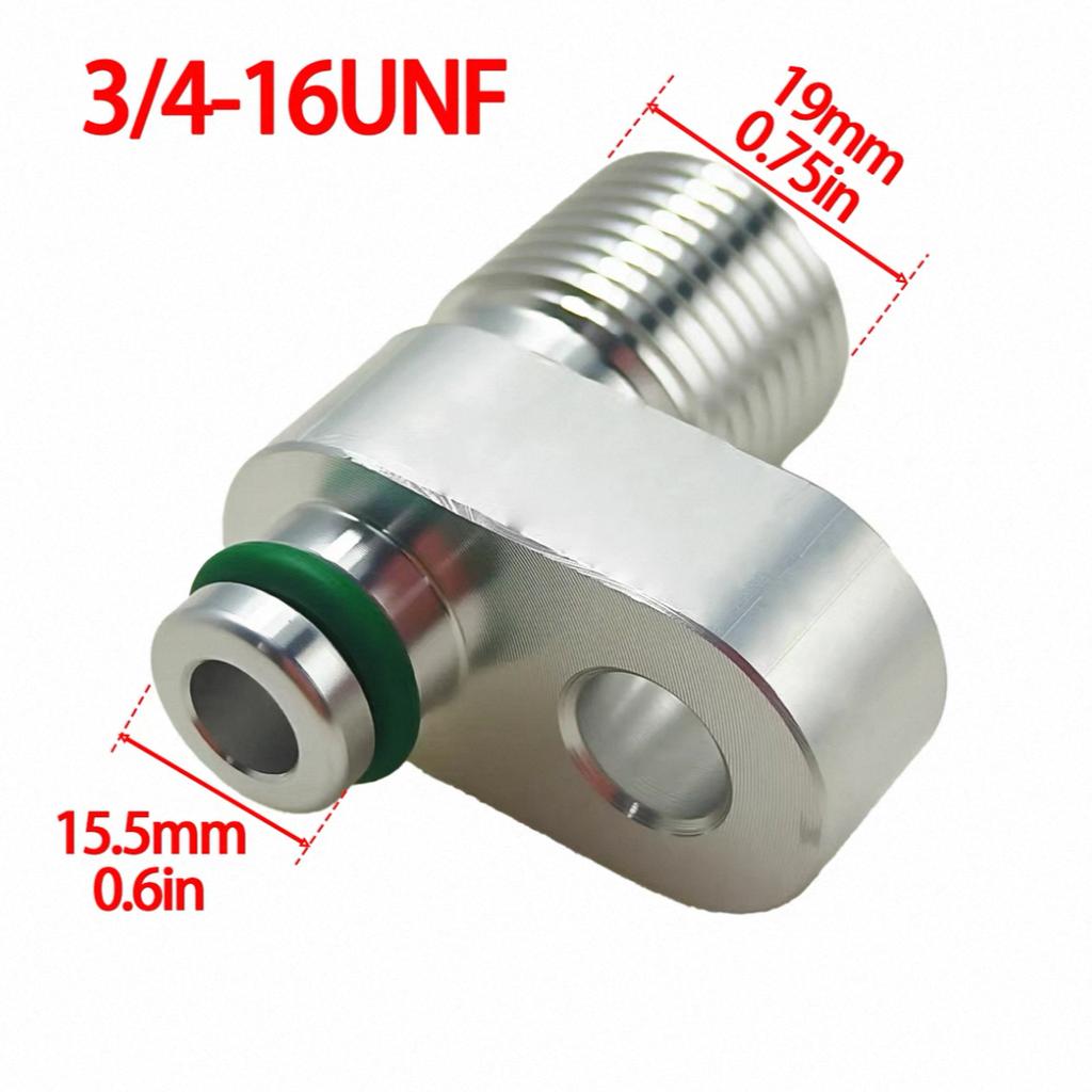 Custom A/C Lines AC Compressor Drier Condenser Radiator Fitting Adapter for Auto Air Conditioning Hose R134a