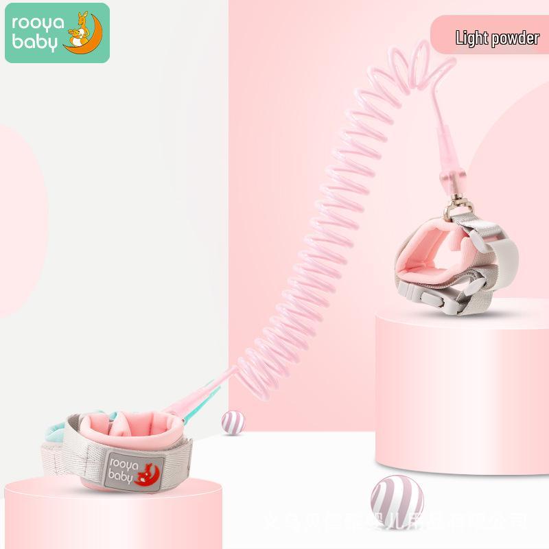 

Детский браслет безопасности и ремешок против потери - Аксессуар для ребенка и коляски вишневый розовый