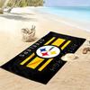 Steelers Print Beach Towel, Large Soft Quick Dry Towel for Beach Camping Swimming