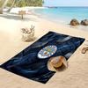 Asciugamano da Spiaggia Stampato Manchester City Asciugamano Morbido ad Asciugatura Rapida Coperta da Spiaggia Rettangolare Grande Portatile per Viaggio Piscina