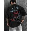 Japanese Ukiyoe Gate Mount Fuji Print TShirt Cotton Unisex Unisex Casual LooseFitting Sport Casual Summer Adult Short Sleeve