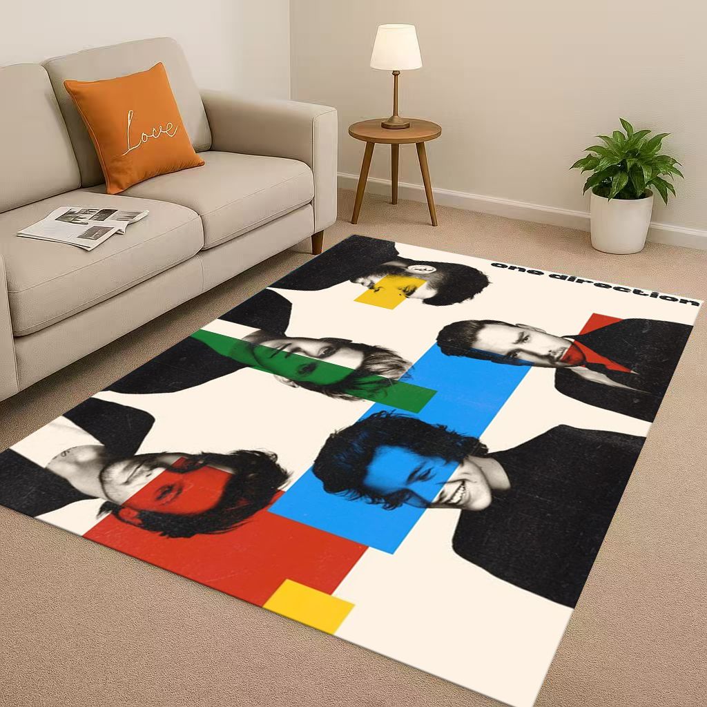 27 Stil Neu One D-Direction Sänger Star Wohnzimmer Rutschfester Bereichsteppich Teppich für Schlafzimmer Spielzimmer Sofa, Leicht zu reinigende Haustürmatte