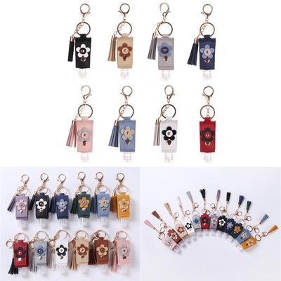 Multifunktionale leere Reiseflasche Schlüsselanhänger Tragbare Quetschflasche Händedesinfektionsflasche Schlüsselanhängerhalter für Reisen