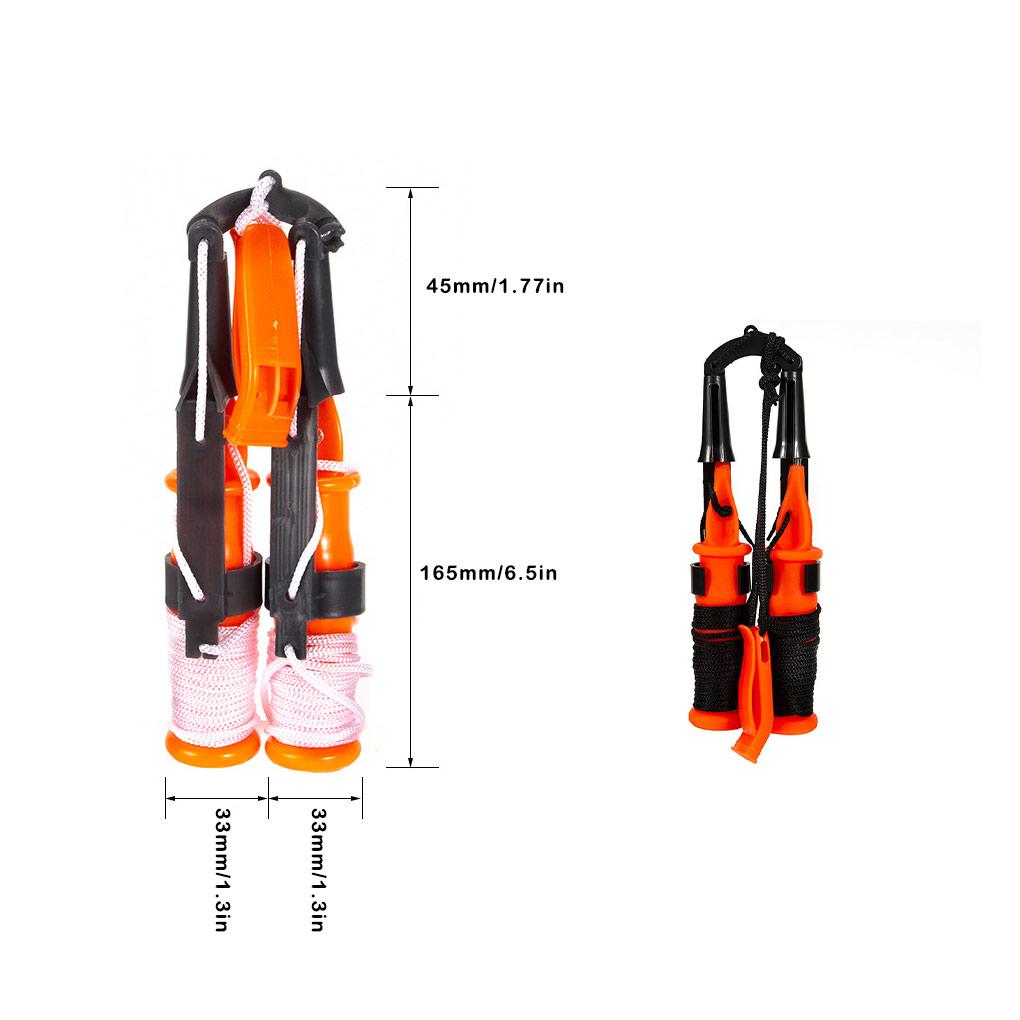 Fischen Eispickel Brecher Rettungsbohrer Edelstahl Überleben Rettung Sicherheitsleine Werkzeuge Handheld Winter