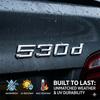 Nero Lucido 520i 530i 540i 520d 530d 540d Emblema Adesivo Badge Posteriore per Baule per BMW Serie 5 G30 F10 Accessori per Styling Auto