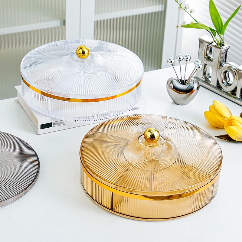 Divided Snack & Fruit Plate with Lid