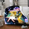 1pc Hunter X Kopo Group - Themed Flannel Blanket - Suitable for Bed, Home Decor, Graduation Gifts, Easter, Back To School, ChristmasA20
