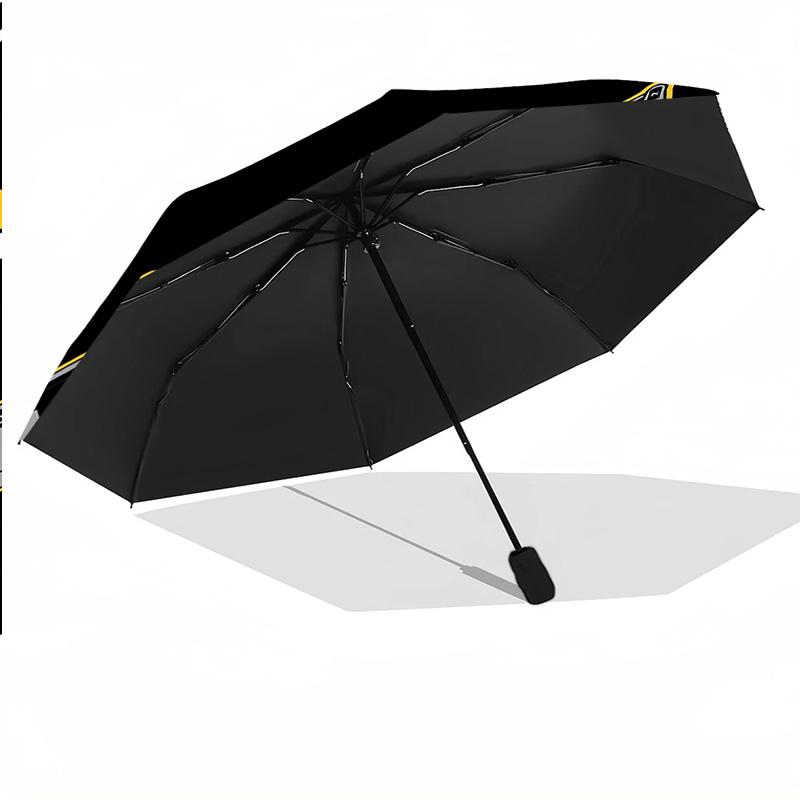 JCB Print 8?Ombrello Pieghevole Automatico con Stecche Resistente al Vento Leggero per Viaggi all'Aperto