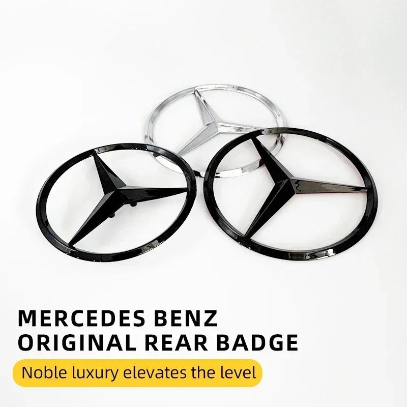 Fcgqu8 Car Sticker Hot For Mercedes Benz 9cm ABS Car Rear Decal Trunk Emblem Sticker For Mercedes Benz S320 W164 W203 W204 W168 C180 E3