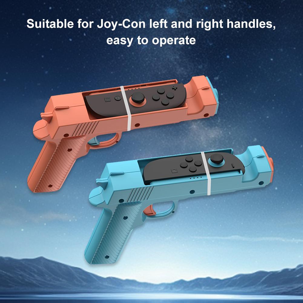 Shooting Game Gun Controller for Switch 2 Joy-Con Hand Grip Motion Controller Left and Right Controller Gun Stock Grip