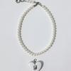 VERRYTASTE Heart Pendant Pearl Necklace - White