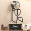 Cartoon Suction Cup No-Drill Bathroom Basin Rack & Multi-Functional Hook