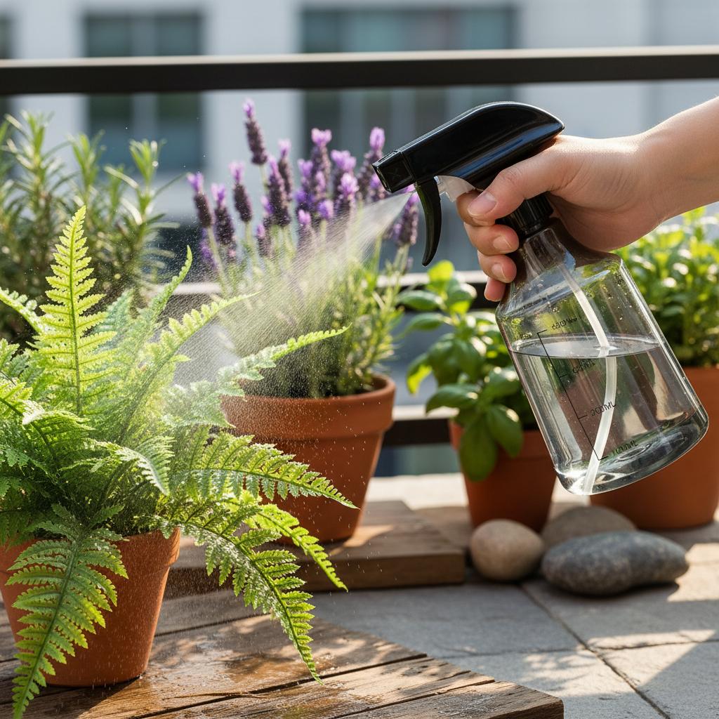 500ml Household Watering Spray Pot Pressure Sprayer Bottle with Fine Mist Nozzle for Home Garden Plant Gardening Accessories