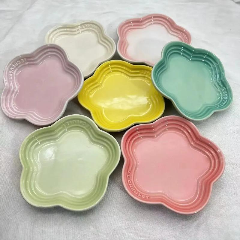 Small Plate 14Cm Sauce Plates Cats Food Bowl French Cool Color Cake Dish Spit Bone Dishs Side Dish Decorative Dessert Tray