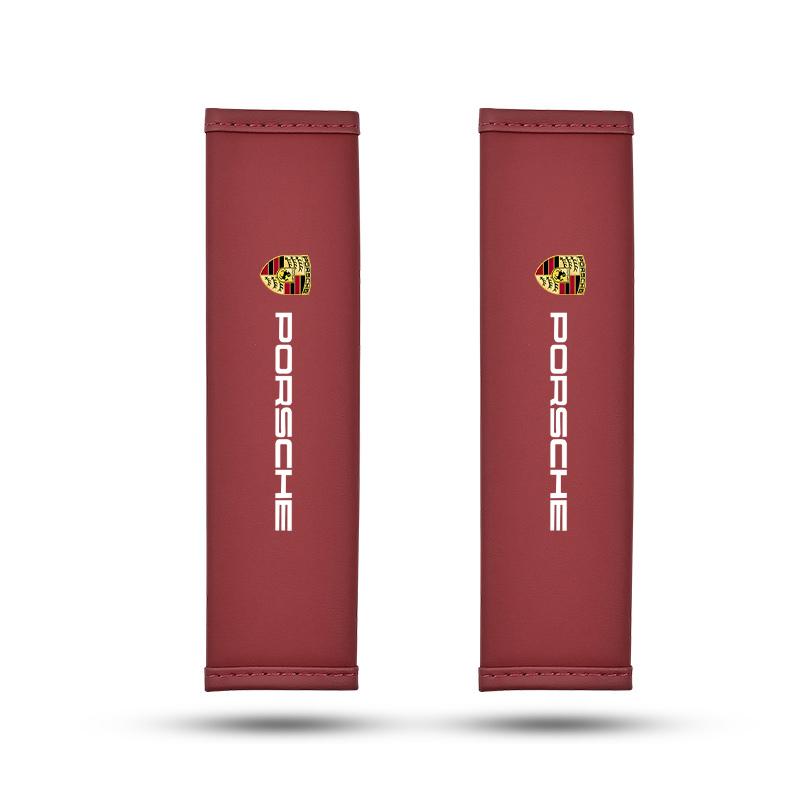 Autopolštář na opěrku hlavy a krku Ochrana bezpečnostního pásu Ramenní chránič Pro Porsche Panamera Cayenne Taycan 911 718 Macan Carrera-GT 928 968