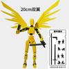 Anjos Mecânicos 13 Figuras de Ação T13 Figura Impressa em 3D Articulada Multi-Articulada Sorte 13 Figura de Ação Manequim Brinquedos de Montagem DIY