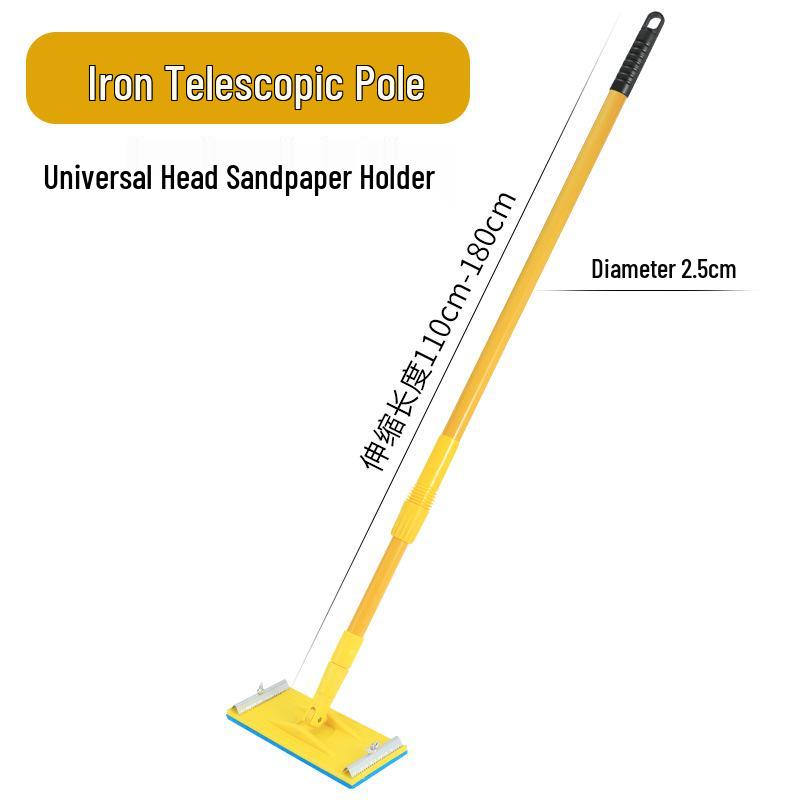 Manual Wall Sanding Tool with Self-Adhesive Sandpaper Holder
