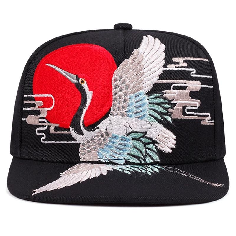 Chinese-style Trendsetting Youth Printing Snapback Baseball Caps Spring and Autumn Outdoor Adjustable Casual Hats Sunscreen Hat