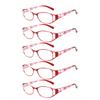 2pcs Women's Blue Light Blocking Reading Glasses +1.0 To +3.0 – Vintage HD PC Lens Stylish Elderly Readers